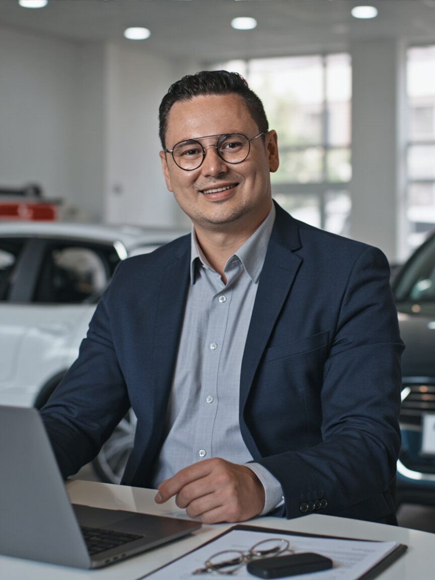 Lease adviseur bij een autodealer